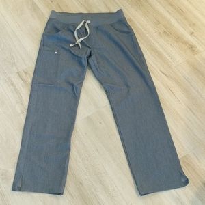 COPY - Figs Kade Scrub Bottom M Heathered Indigo